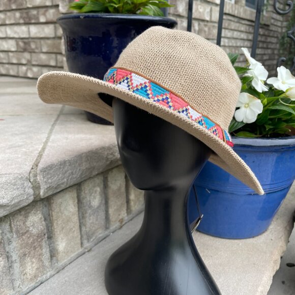 NWT prAna CYBIL KNIT FEDORA Women's Sun Hat NEW - Picture 5 of 9
